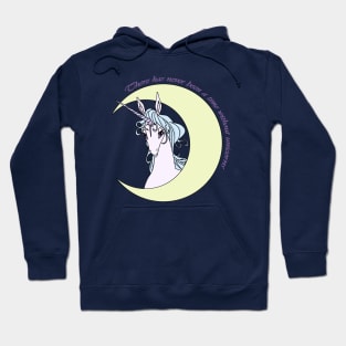 The Last Unicorn Moon Hoodie